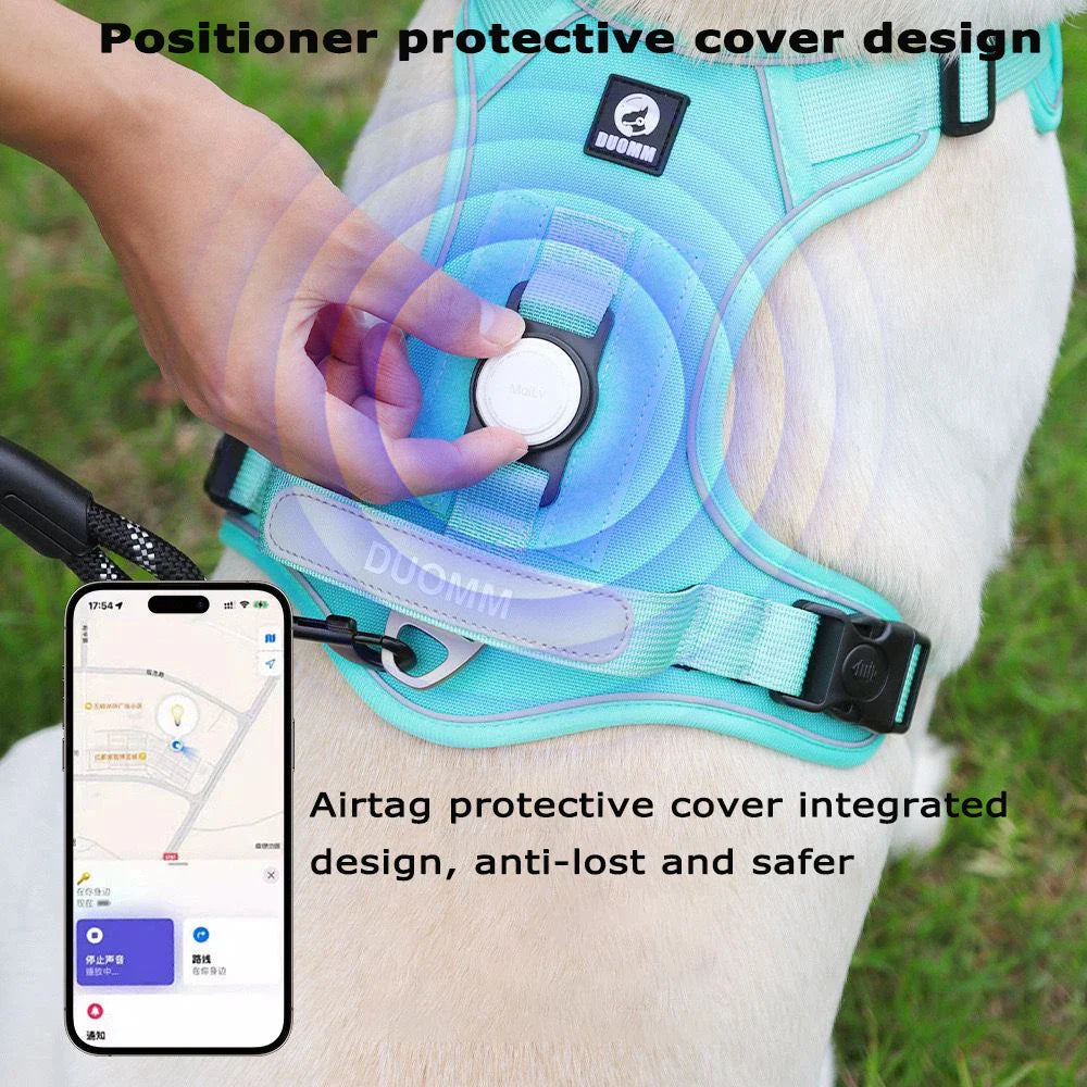 TrackSafe Reflective No-Pull Dog Harness &amp; Leash Set