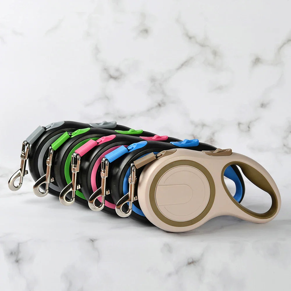 Retractable Dog Leash For Pets Adjustable And Durable
