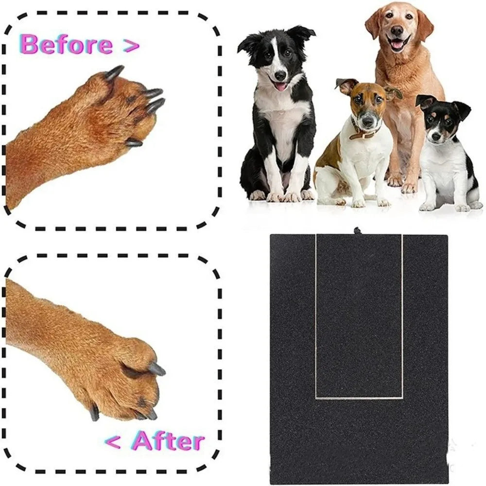 Wooden Dog Scratching Board Pull-Out Wear-resistant Dog Nail File Board Non-shedding Snack Box Dog Scratch Pad Paw Care