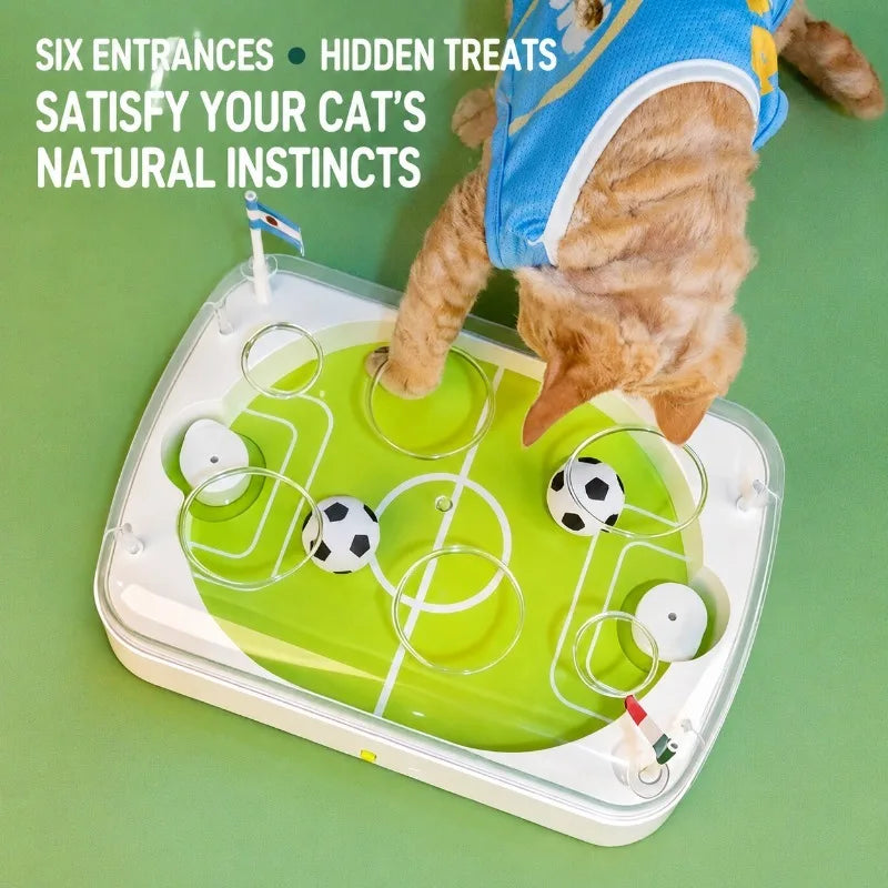 Smart Induction Cat Football Field Kicking Plaything, Intelligent Puzzle Amusement Device Relieve Boredom Interactive Cat Toy