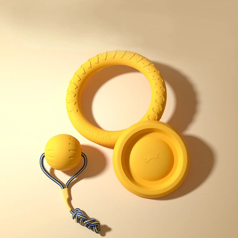 Flying Disc + Ball + Tug Rope