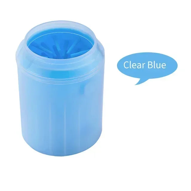 Pet Foot Washing Cup Portable Cat and Dog Foot Cleaner Soft Silicone Dog Paw Cleaning Tools Mini Wash Brush Bucket Pet Supplies