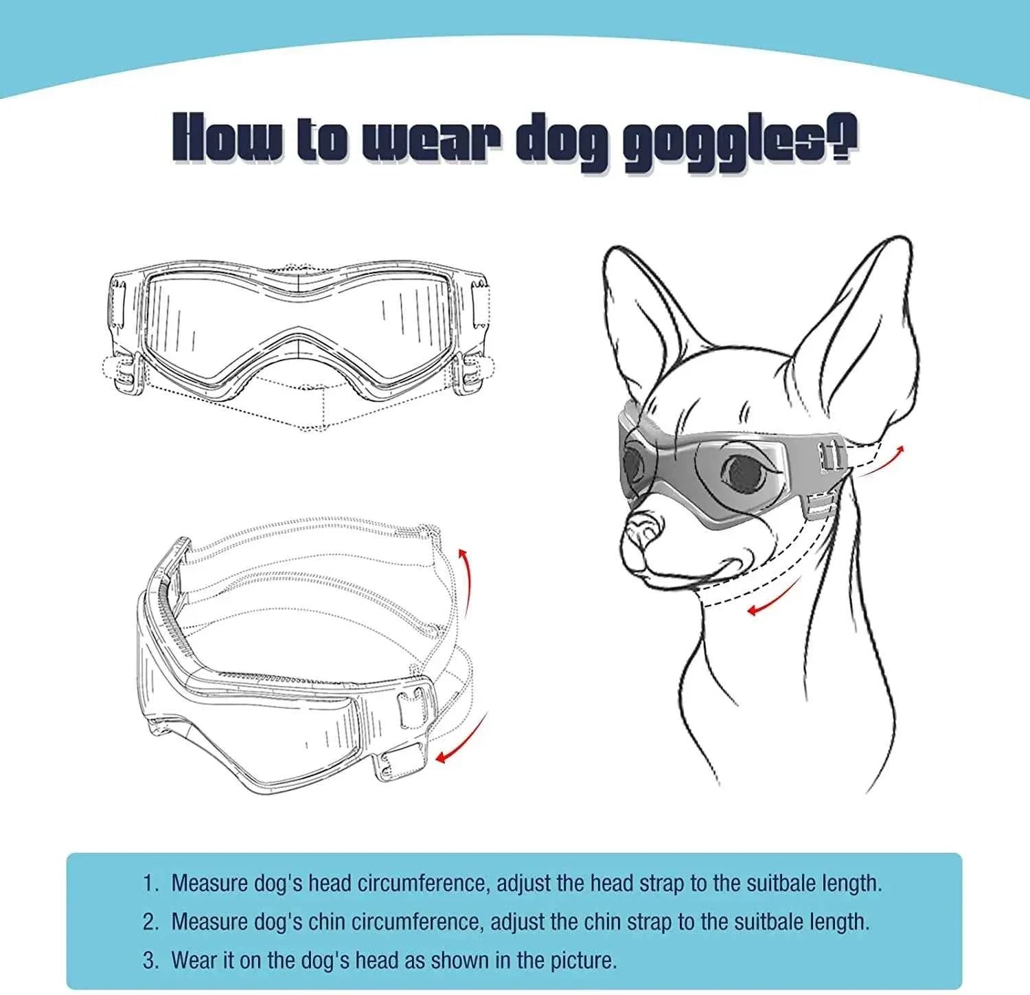 Pet UV Goggles: Cool Eyewear for Dogs &amp; Cats