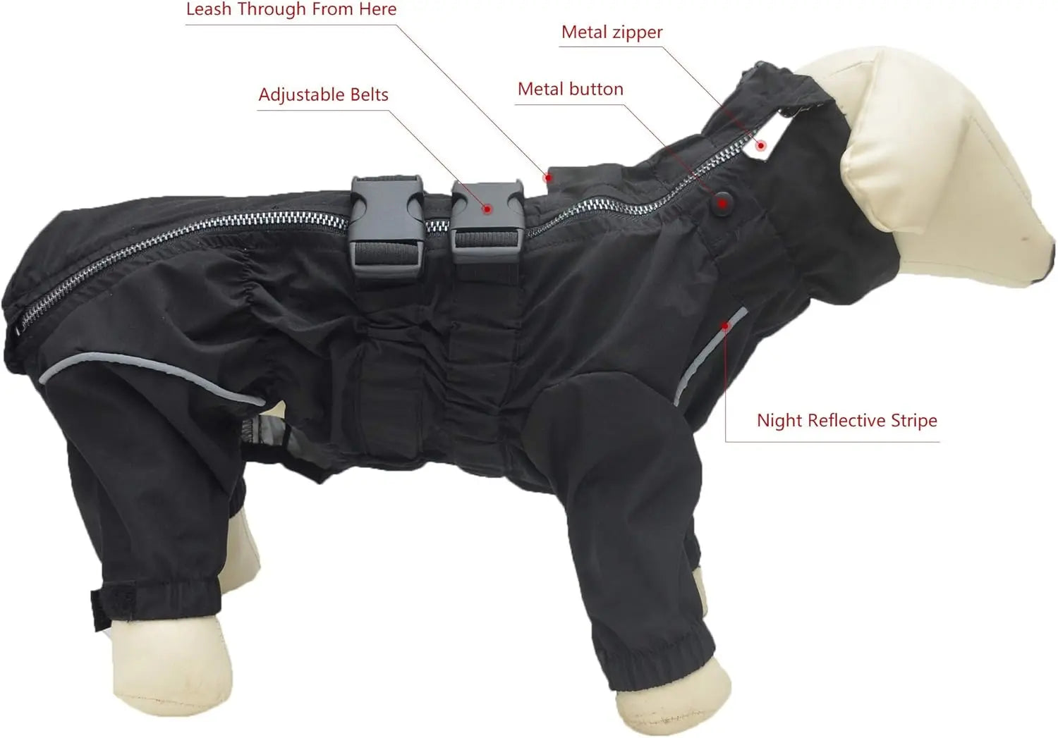 PawGuard Reflective Dog Jacket - Waterproof &amp; Windproof