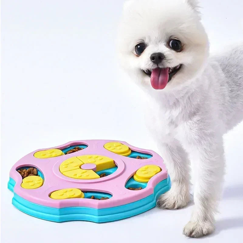 Interactive Dog Puzzle Slow Feeder – Non-Slip Food Dispenser for Dogs &amp; Cats