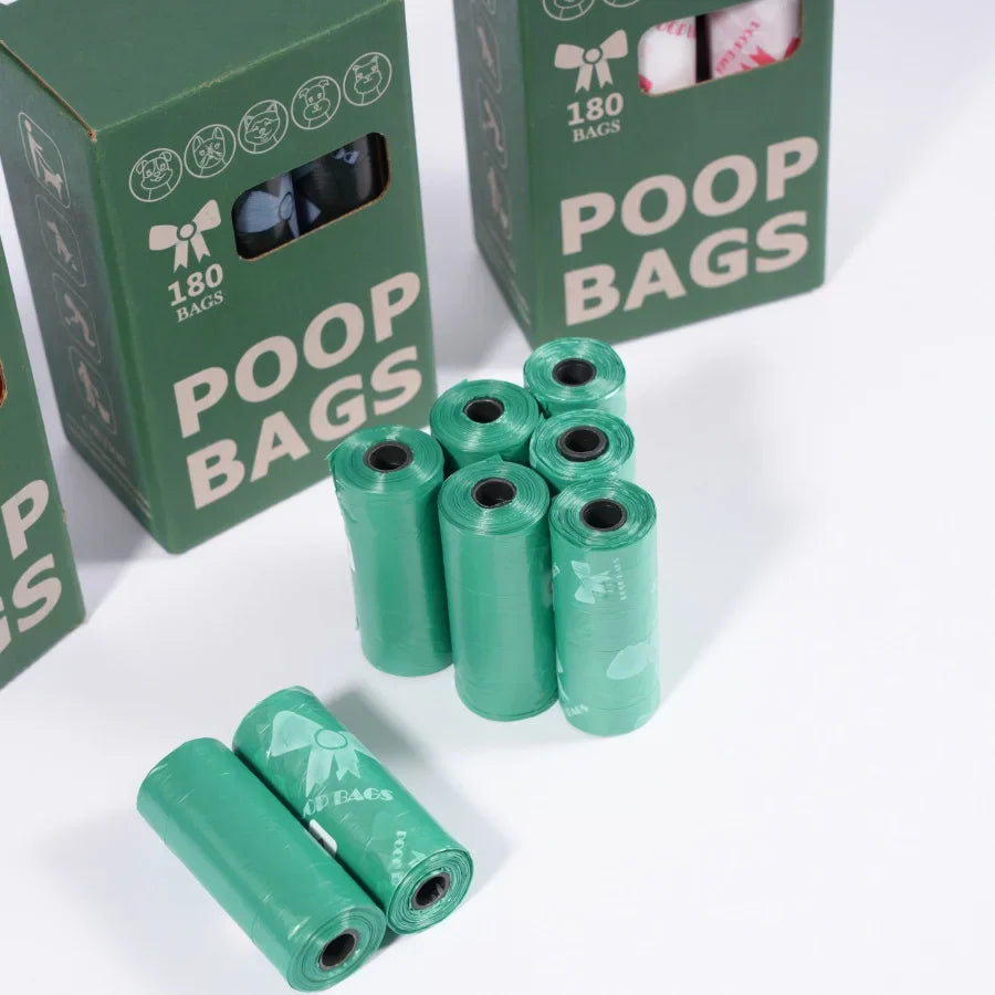 Pet Poop Bags 8 Rolls 120 Bags Scented And Unscented Options