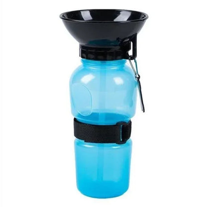 500ml Outdoor Portable Pet Water Bottle – Leakproof Dog &amp; Cat Travel Cup with Drinking Bowl Feeder