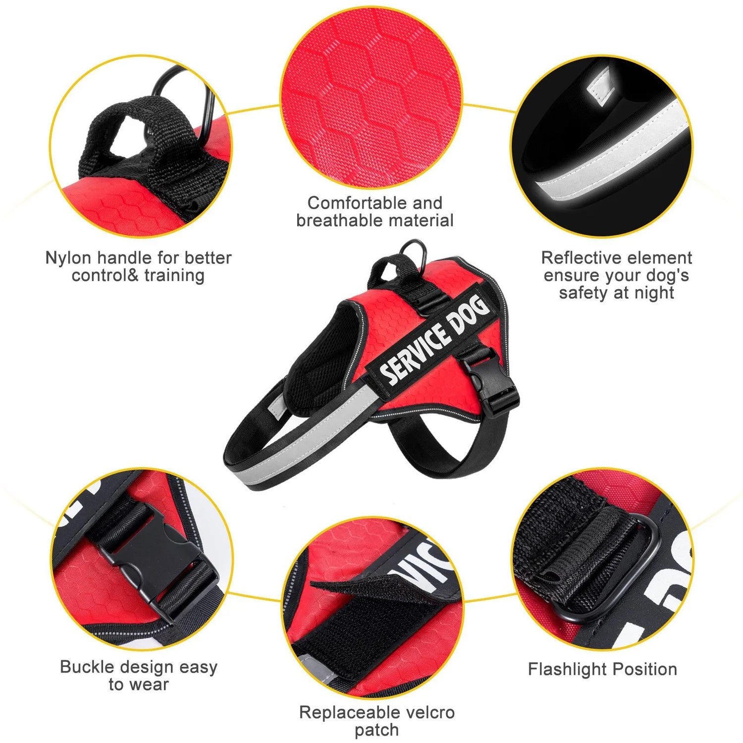 Chest Strap Dog Vest Harness Medium and Large Dog Border Collie Golden Hair Bucket Explosion proof Flushing Dog Harness
