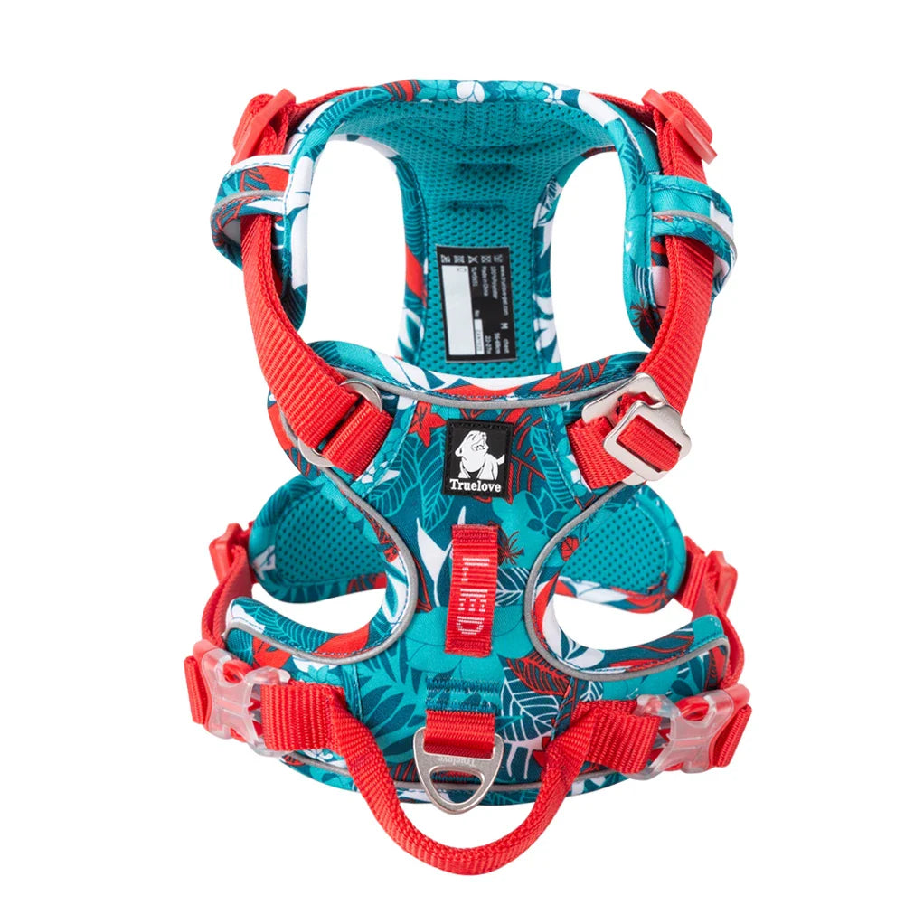 TRUELOVE No Pull Dog Harness Reflective Breathable Adjustable Training Vest
