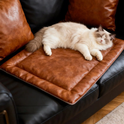 Cat Nest  Pet Pad Four Seasons Universa Dog Mat Anti Bite Waterproof Leather Large Dog Nest Summer Dog Bed Washable