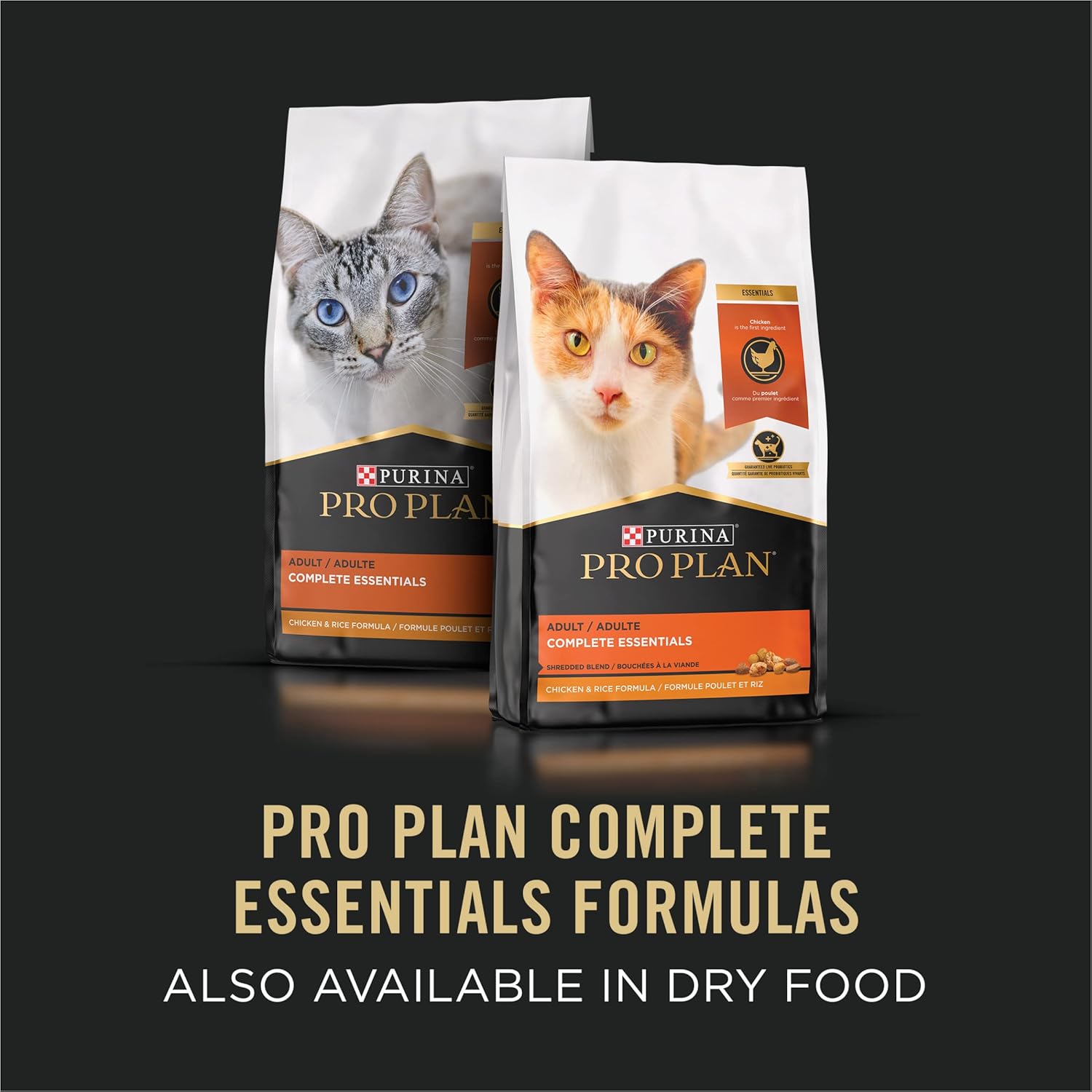 Pro Plan Complete Essentials Salmon &amp; Brown Rice Entrée Classic Wet Cat Food (3oz)