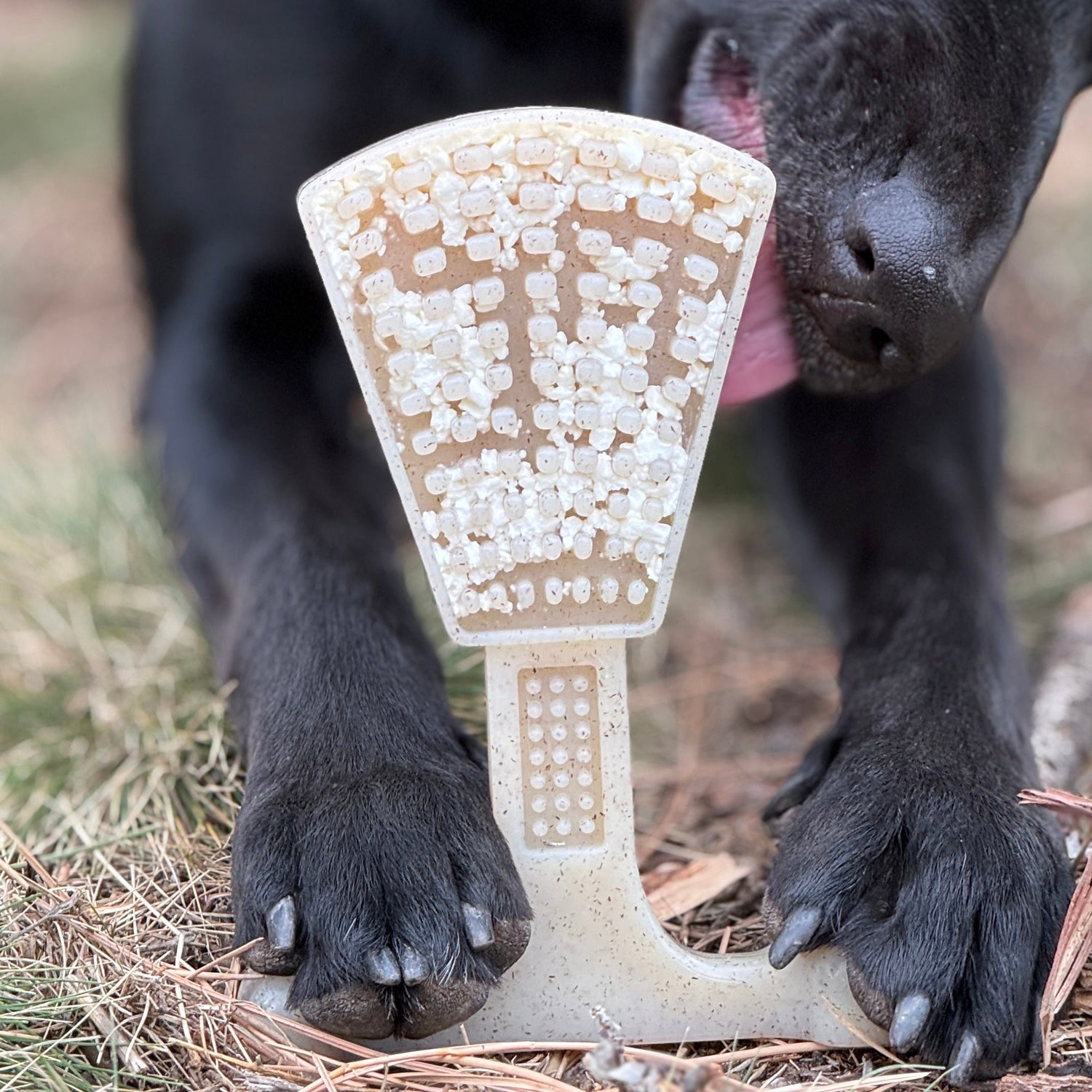 Waffle Tower Nylon Chew &amp; Enrichment Toy | 2-in-1 for Aggressive Chewers | SodaPup