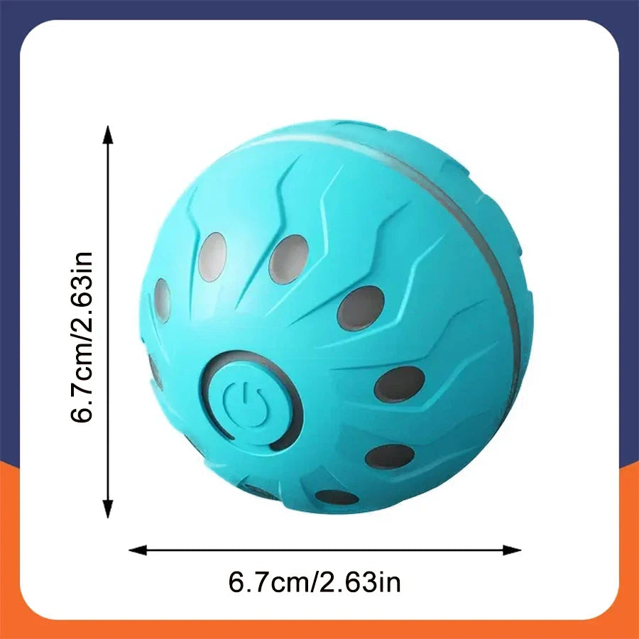 Smart Dog Toy Ball Automatic Interactive Pet Electronic Rolling USB Rechargeable Moving Bouncing for Puppy to Large dog Chew Toy