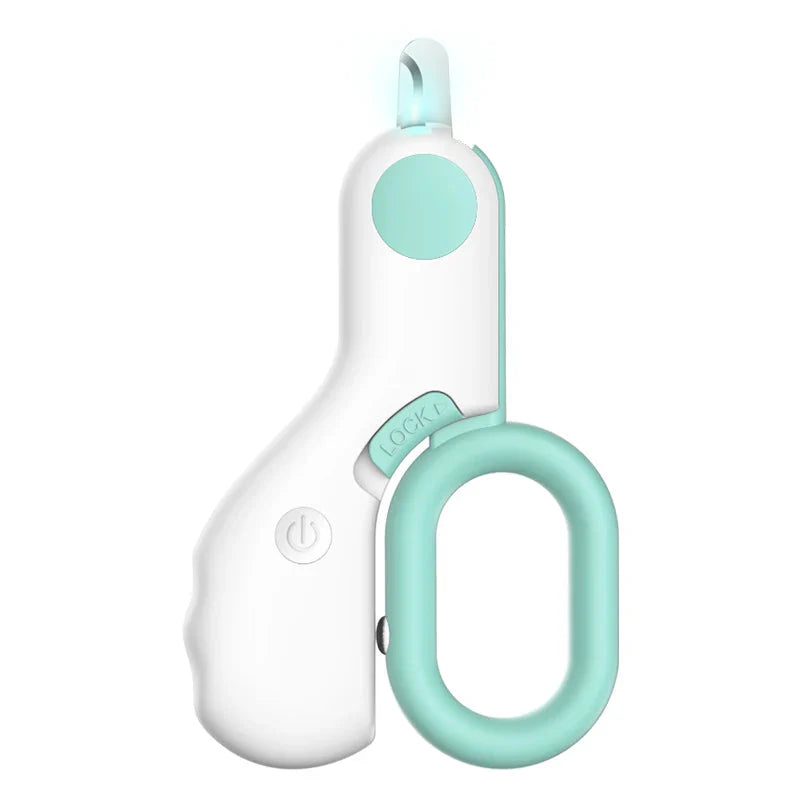 LED Pet Nail Clipper – Cat &amp; Dog Claw Trimmer with Safety Lock