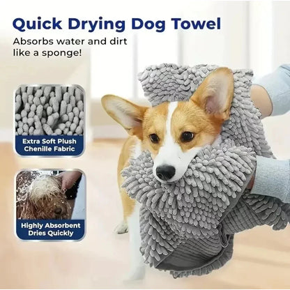 Super Absorbent Pet Bath Towel Quick Dry Cats And Dogs