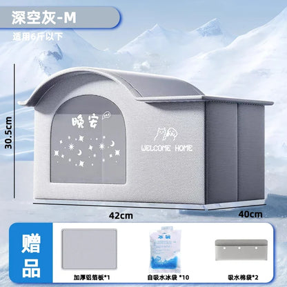 Cat Air Conditioning House Summer Cat Cooling Tool Nest Dog Ice House Dog Four Seasons Cat Pet Ice House