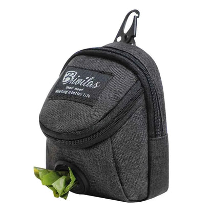 Portable Dog Treat Pouch – Training &amp; Travel Bag with Poop Dispenser