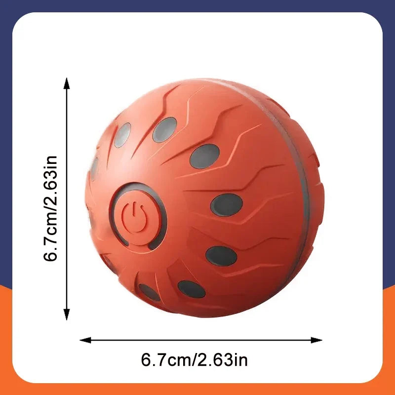 Smart Dog Toy Ball Automatic Interactive Pet Electronic Rolling USB Rechargeable Moving Bouncing for Puppy to Large dog Chew Toy