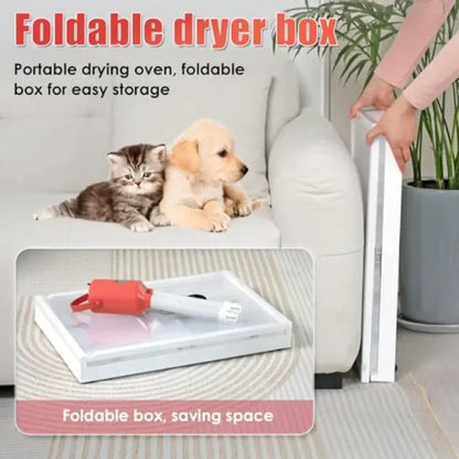 Automatic Pet Dryer Box For Cats And Small Dogs With Timed Operation