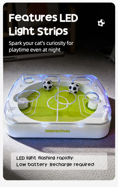 Smart Induction Cat Football Field Kicking Plaything, Intelligent Puzzle Amusement Device Relieve Boredom Interactive Cat Toy