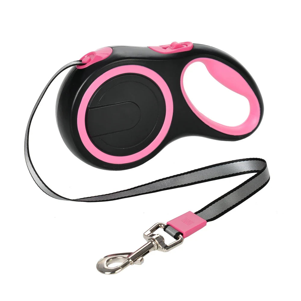 Retractable Dog Leash For Pets Adjustable And Durable