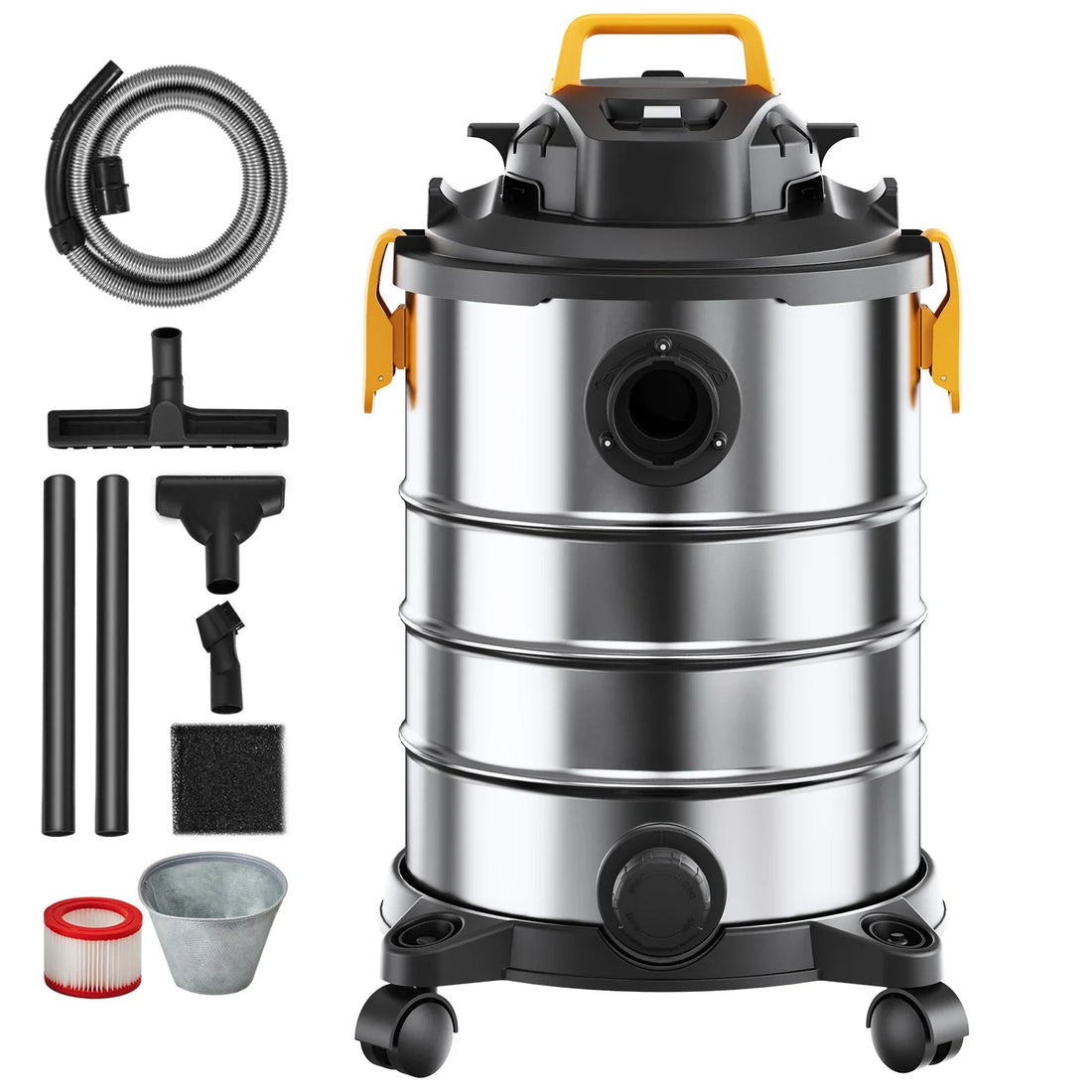SucceBuy Wet Dry Shop Vacuum Powerful Suction For Carpets And Pet Hair