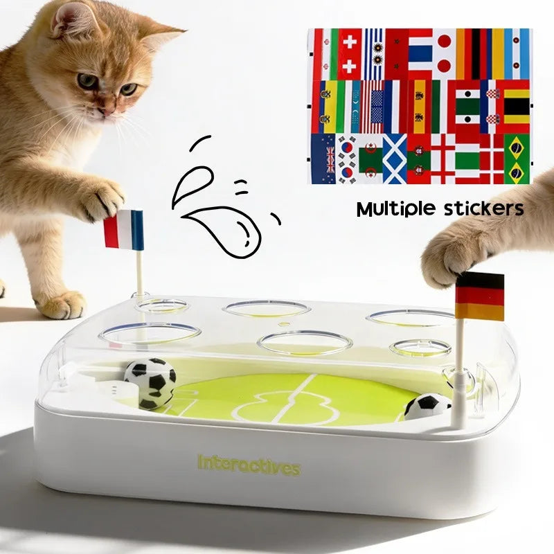Smart Induction Cat Football Field Kicking Plaything, Intelligent Puzzle Amusement Device Relieve Boredom Interactive Cat Toy