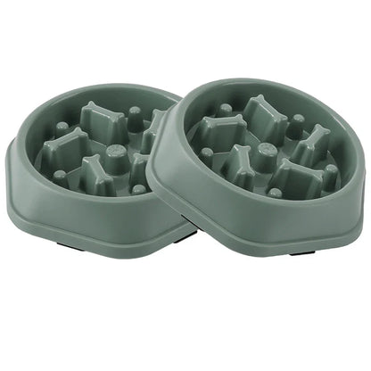 Slow Feeder Dog Bowl | Anti-Choking Puzzle Feeder for Small and Medium Dogs