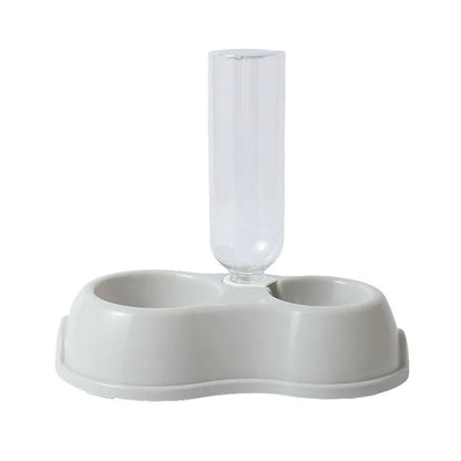 Hot cat bowl Dog bowl automatic drinking and feeding one double bowl cat food bowl drinking bowl pet supplies
