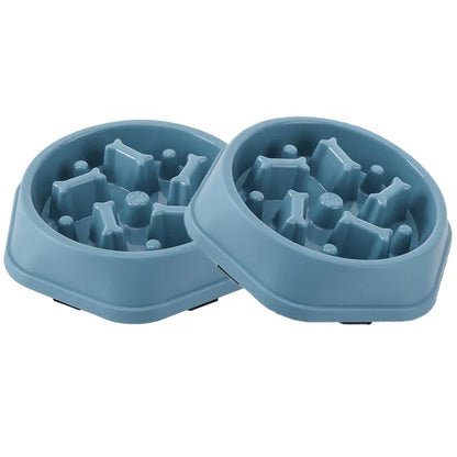 Slow Feeder Dog Bowl | Anti-Choking Puzzle Feeder for Small and Medium Dogs