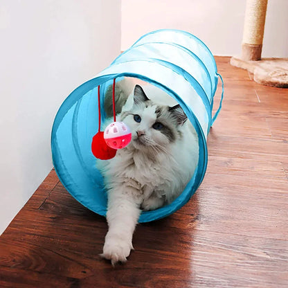Toys for Cat Tunnel Tube Foldable Cube Cat Games Tunnel Kitten Toy Tent House Fun Pet Tube for Small Dogs Cats Training Supplies