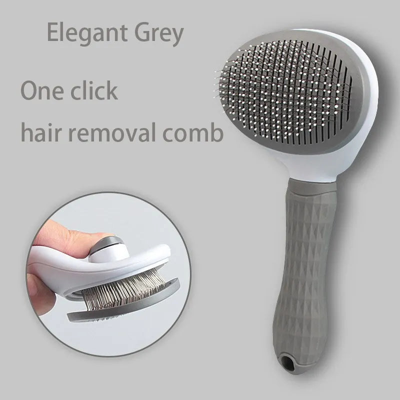 Pet Dog Hair Brush &amp; Cat Comb | Deshedding Grooming Brush for Dogs &amp; Cats