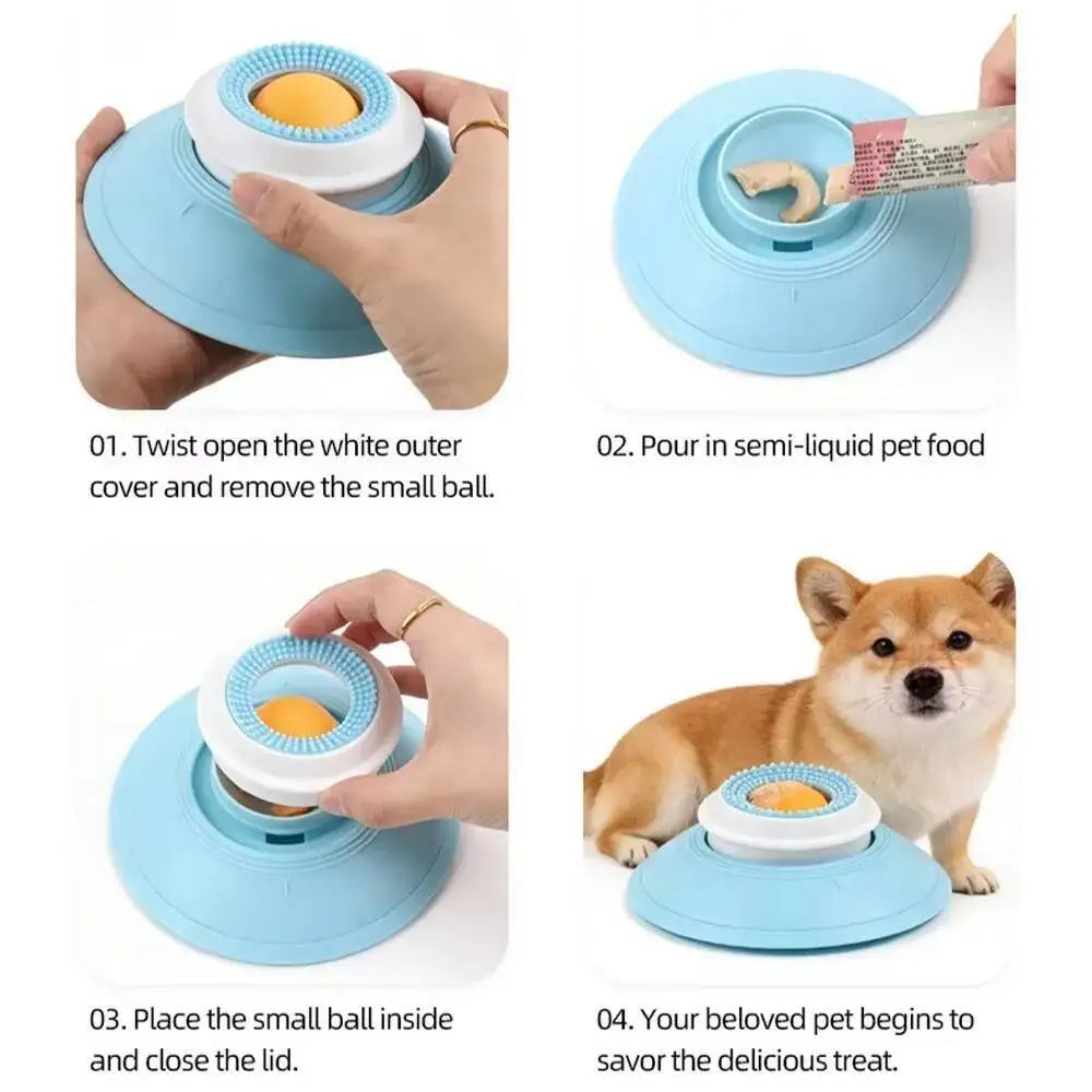 Interactive Lick Tray Slow Feeder Toy For Dogs And Cats