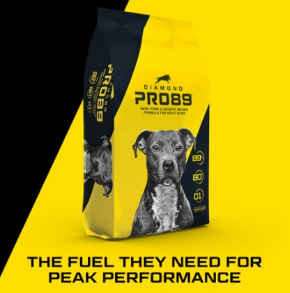Diamond Pro89 Beef, Pork &amp; Ancient Grains Formula for Adult Dogs 40lbs.