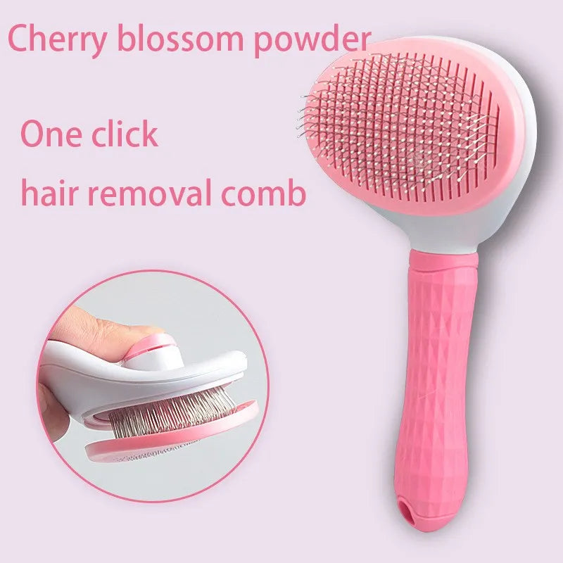 Pet Dog Hair Brush &amp; Cat Comb | Deshedding Grooming Brush for Dogs &amp; Cats