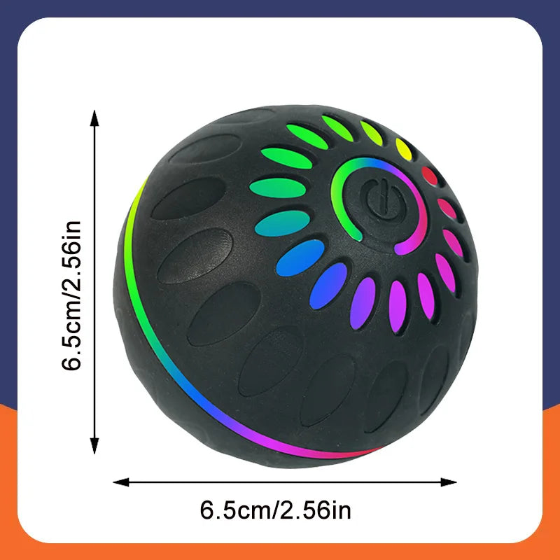 Smart Dog Toy Ball Automatic Interactive Pet Electronic Rolling USB Rechargeable Moving Bouncing for Puppy to Large dog Chew Toy