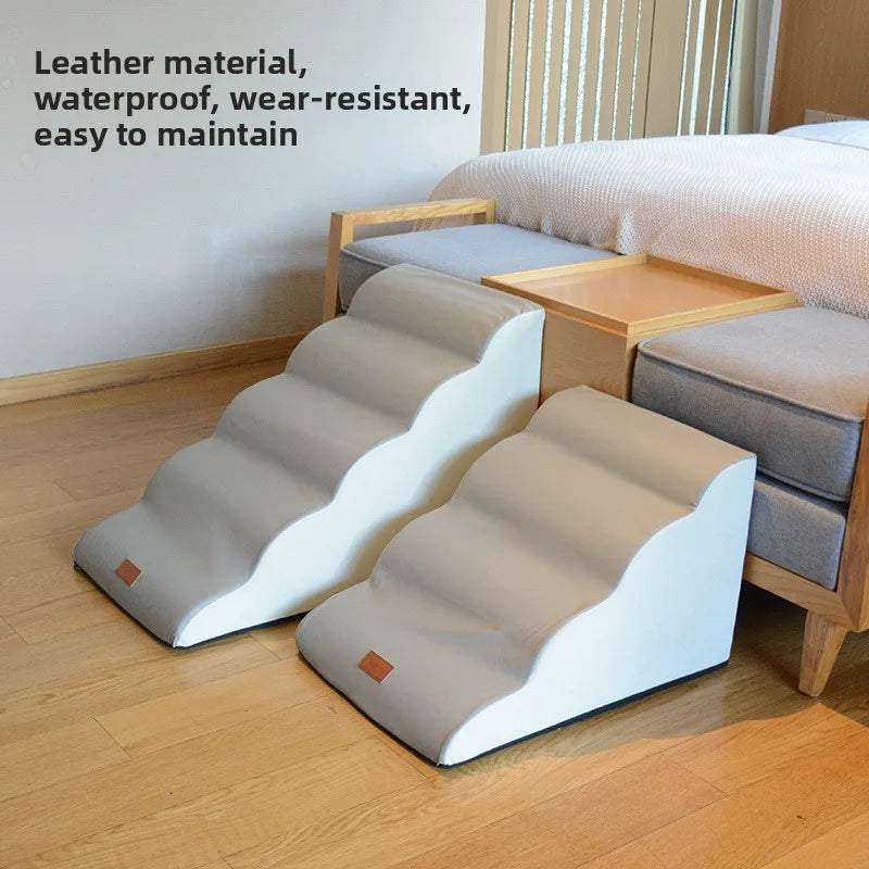 Detachable Anti-slip Pet Stairs Dog Bed Ladder Small Elderly Dogs Slope  Snow Searched for Dog Stairs Home Supplies