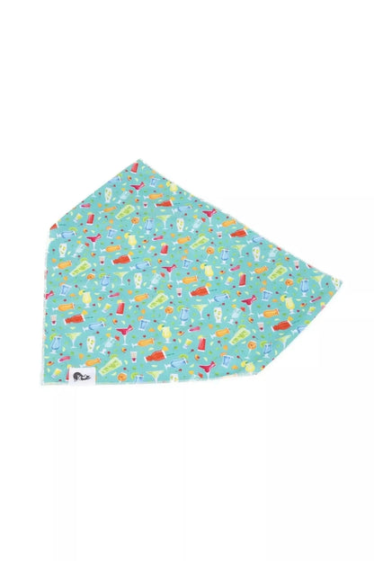 Seaside Sips Dog Bandana &amp; Matching Keychain
