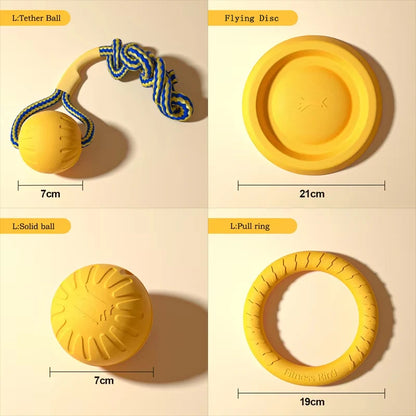 Flying Disc + Ball + Tug Rope