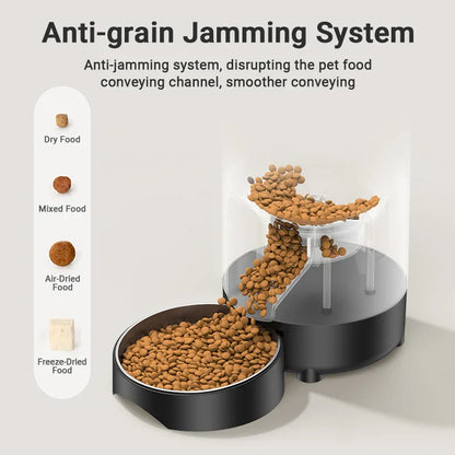 ROJECO 2L Automatic Pet Feeder | Smart WiFi Cat &amp; Dog Food Dispenser