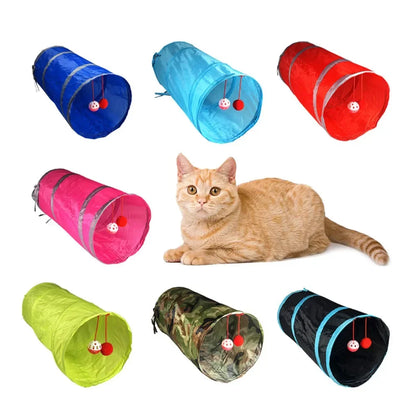 Toys for Cat Tunnel Tube Foldable Cube Cat Games Tunnel Kitten Toy Tent House Fun Pet Tube for Small Dogs Cats Training Supplies