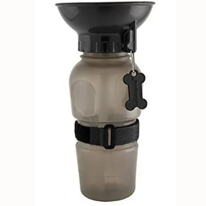 500ml Outdoor Portable Pet Water Bottle – Leakproof Dog &amp; Cat Travel Cup with Drinking Bowl Feeder