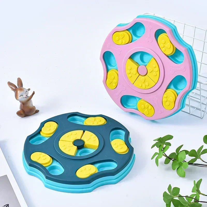 Interactive Dog Puzzle Slow Feeder – Non-Slip Food Dispenser for Dogs &amp; Cats