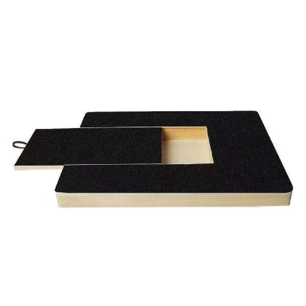 Wooden Dog Scratching Board Pull-Out Wear-resistant Dog Nail File Board Non-shedding Snack Box Dog Scratch Pad Paw Care