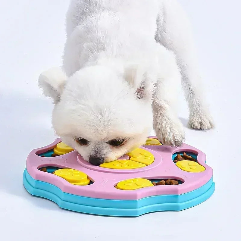 Interactive Dog Puzzle Slow Feeder – Non-Slip Food Dispenser for Dogs &amp; Cats