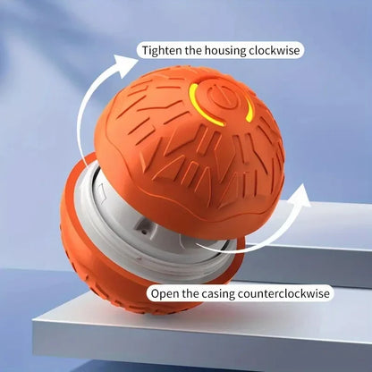 Smart Dog Toy Ball Automatic Interactive Pet Electronic Rolling USB Rechargeable Moving Bouncing for Puppy to Large dog Chew Toy