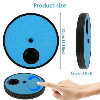 3-in-1 Multi-functional Dog Nail Scratch Pad for Nails Non-Slip Dog Scratch Board Interactive Dog Food Dispenser Plate for Dog