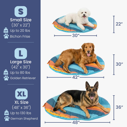 Travel Dog Bed - Foldable &amp; Packable for Travel, Road Trip, Camping