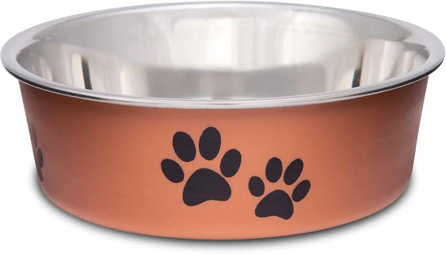 Stainless Steel Dog &amp; Cat Bowl | Spill-Resistant Feeding Bowl (various colors)
