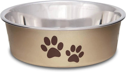 Stainless Steel Dog &amp; Cat Bowl | Spill-Resistant Feeding Bowl (various colors)